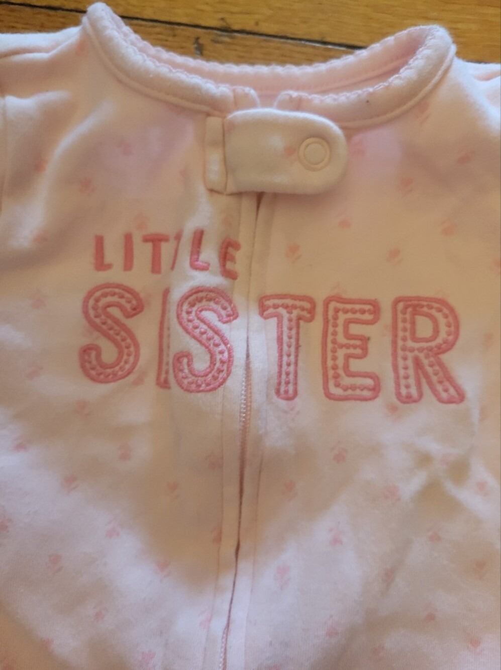 Girls' Pink 3-Piece Soft Cotton Set- 3-6 Months - Picture 10 of 11